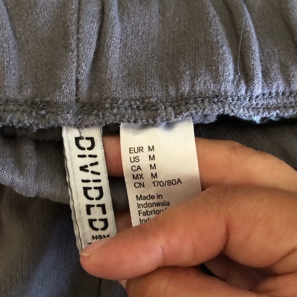 DIVIDED H&M Dark Gray Joggers Cotton Medium - Picture 7 of 8